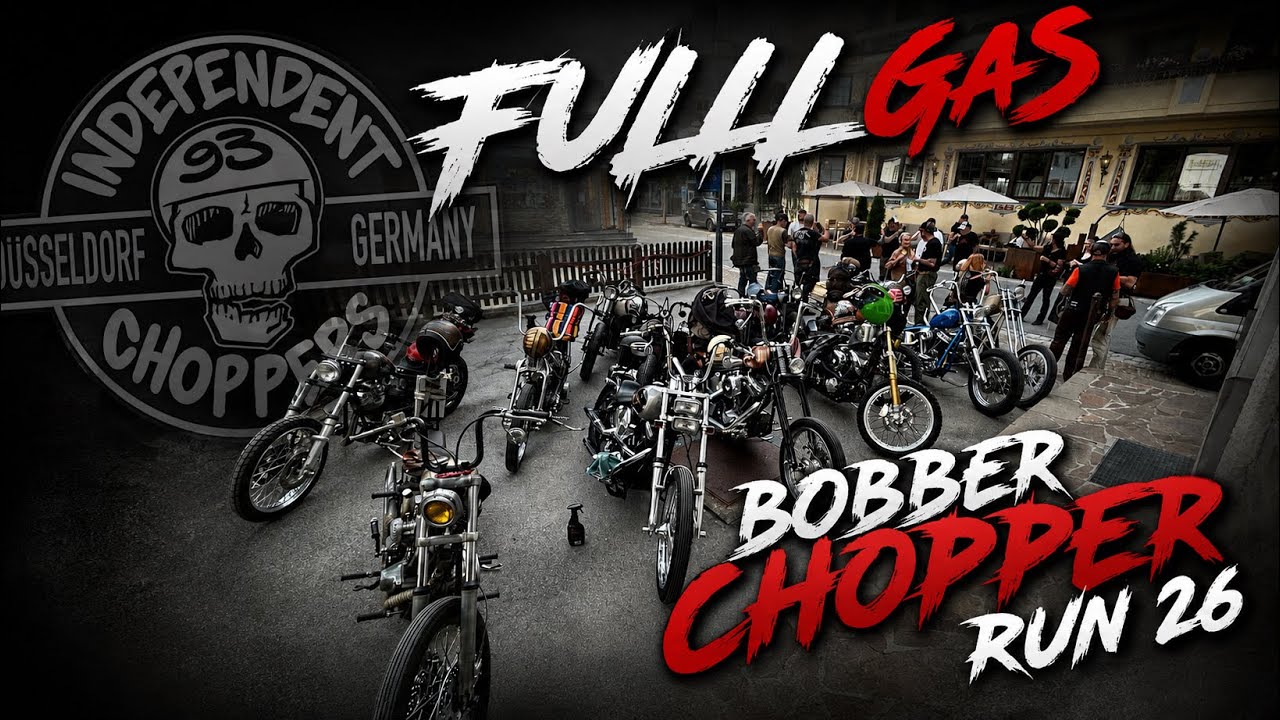 💥FULL GAS! Bobber & Chopper Run 2026 | Die besten Bikes & die geilste Stimmung 🏍️💥