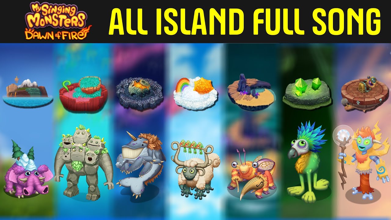 All 7 Island Full Songs (Newest to Oldest) | Celebrating 10 Years of Dawn of Fire!