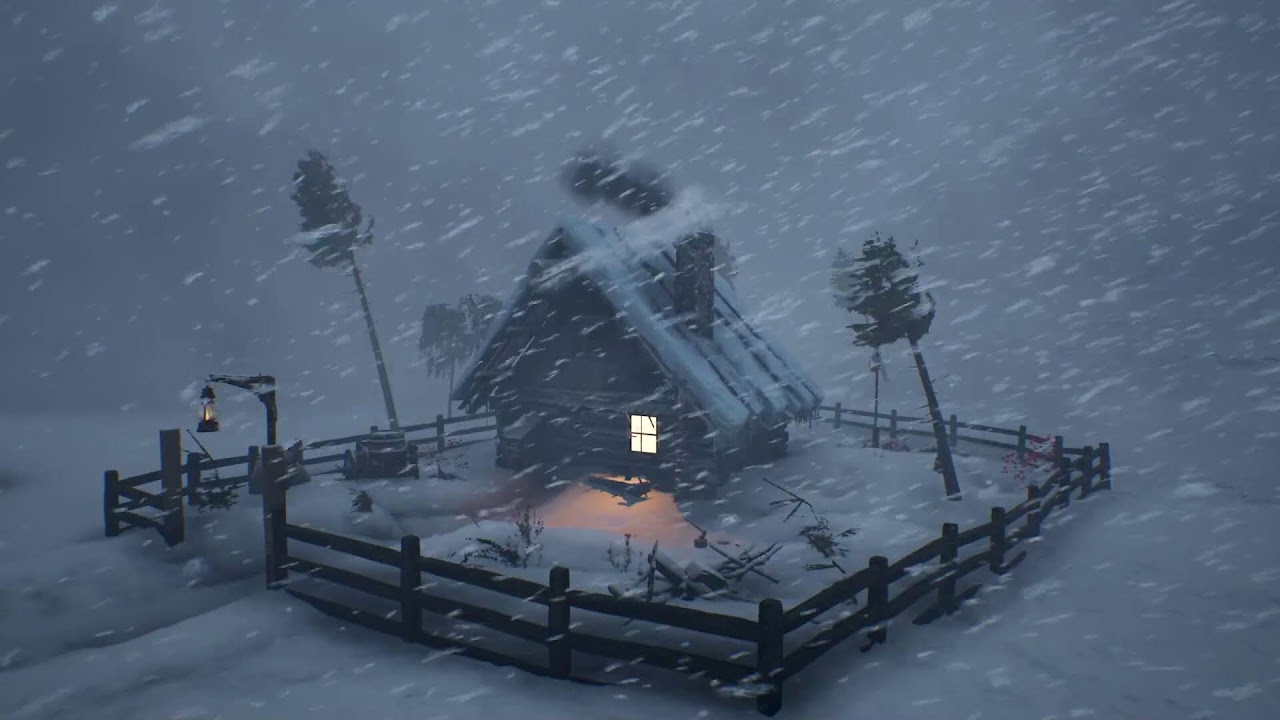 ❄️Blizzard Outside  24/7 | 🔥Cozy Cabin Warmth | Winter Fireplace & Snowfall Retreat