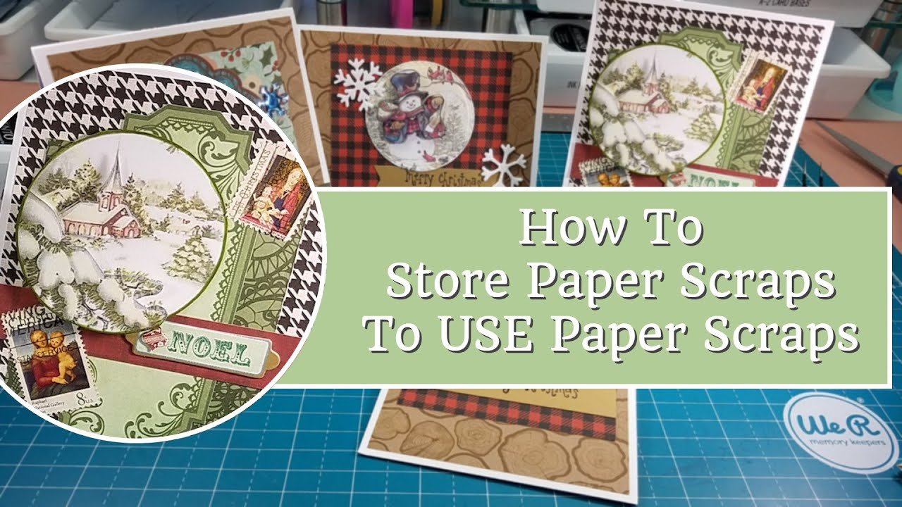 How to Store Paper Scraps to USE Paper Scraps