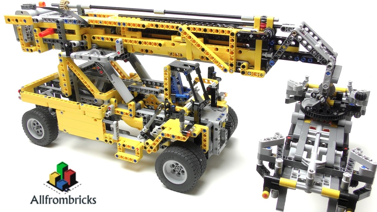 Lego Technic 42009 Container truck (Model B) Review 4K