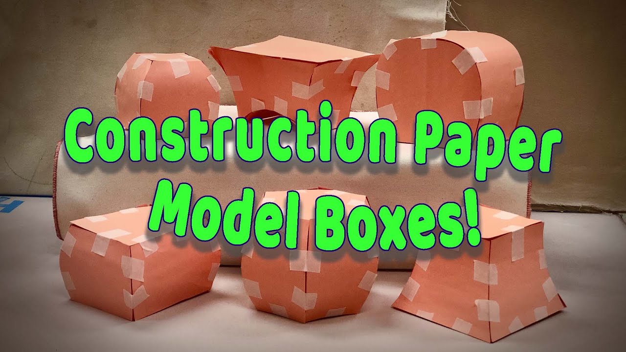 Creating a Construction Paper Model to Prepare for the Clay Enclosed Slab Boxes