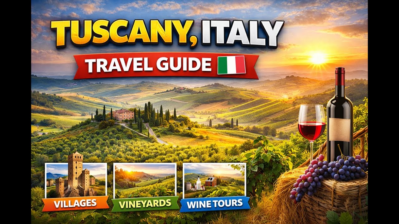 Tuscany Road Trip: Stunning Villages, Wine Country & Epic Views!