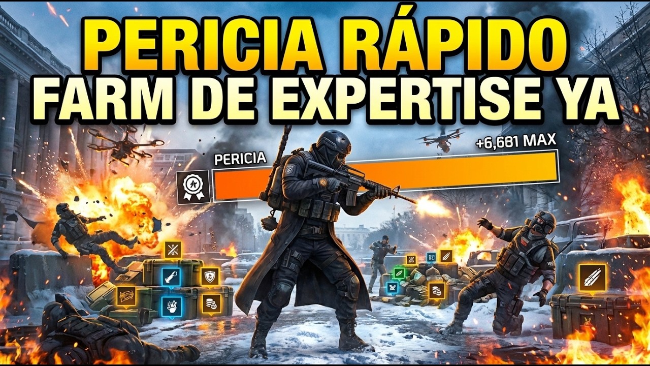 Guía para subir PERICIA rápido en The Division 2