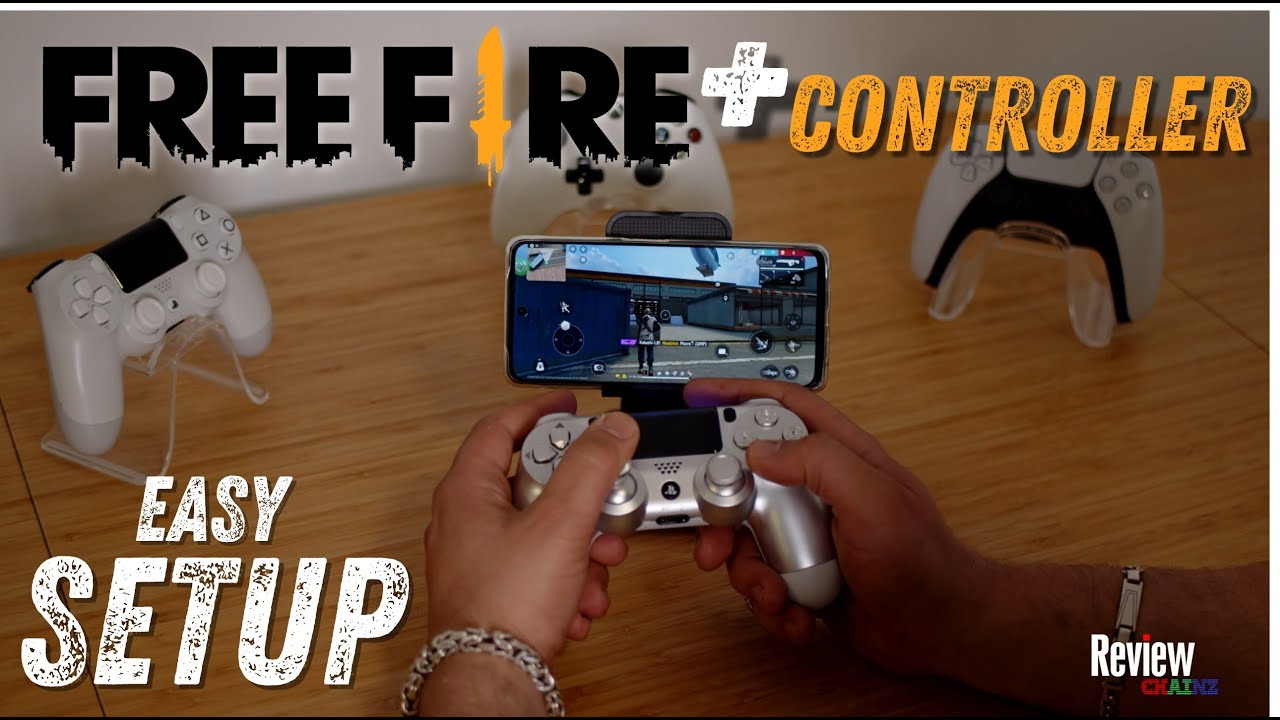 How to Play Free Fire with Any Controller [ PS4|PS5|XBOX|ANY ] EASY SETUP 2024
