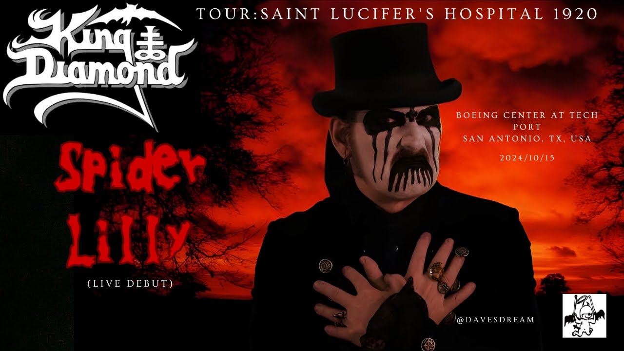 King Diamond - Spider Lillyl - LIVE DEBUT (2024-10-15) San Antonio, TX