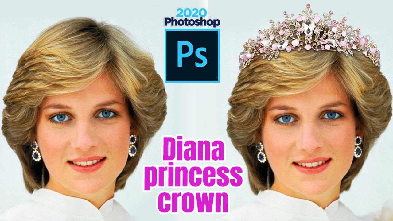 Crown with Photoshop - Instagram effect. crown and heart Photoshop cc + Photoshop light room