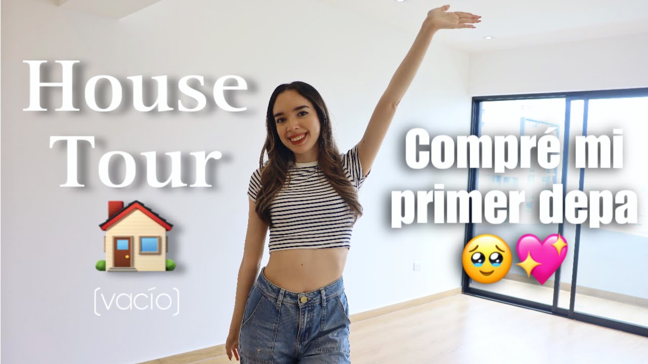 HOUSE TOUR 🏠 Compré mi primer departamento ✨🫶🏻❤️