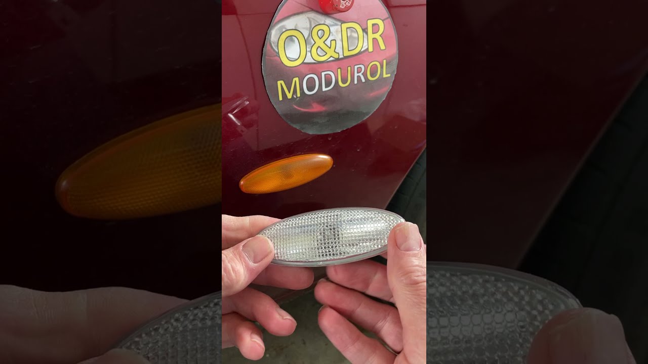 Jaguar XK8 Fitting clear side indicators repeaters or changing bulbs S19 / XKR (X100) #shorts
