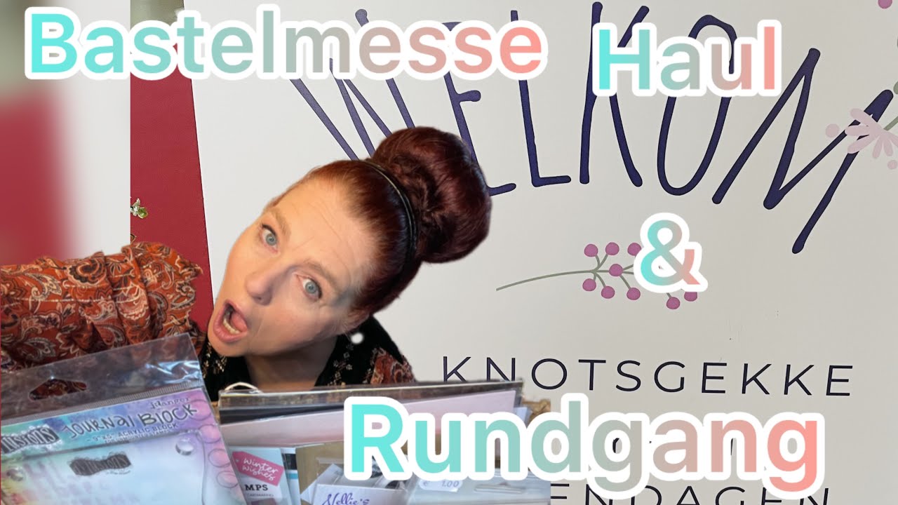 Bastelhaul 🤩 Knotsgekke Kaartendagen 2024 💕 Eindrücke ❤️ LIVE ❤️ Hedwig Gedönsrat 💕