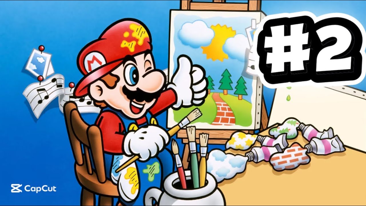 Playing Mario paint (part 2)