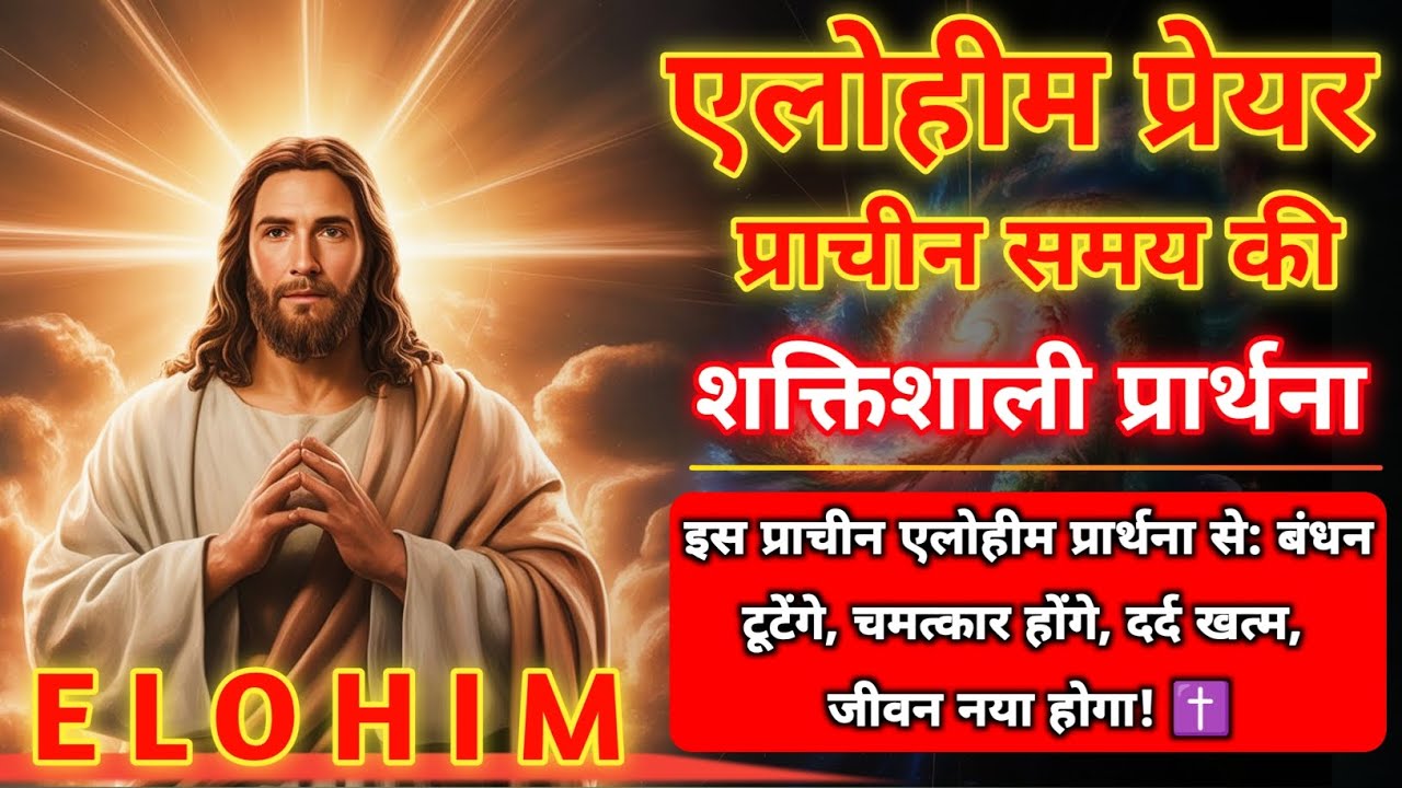 एलोहीम प्रेयर | बाइबल की शक्तिशाली प्रार्थना | An Ancient Prayer Found in the Bible 