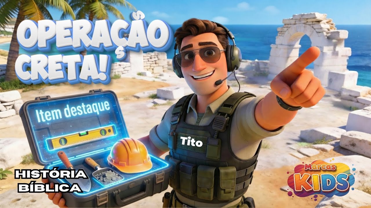 OPERAÇÃO CRETA! | HISTÓRIA BÍBLICA INAFNTIL