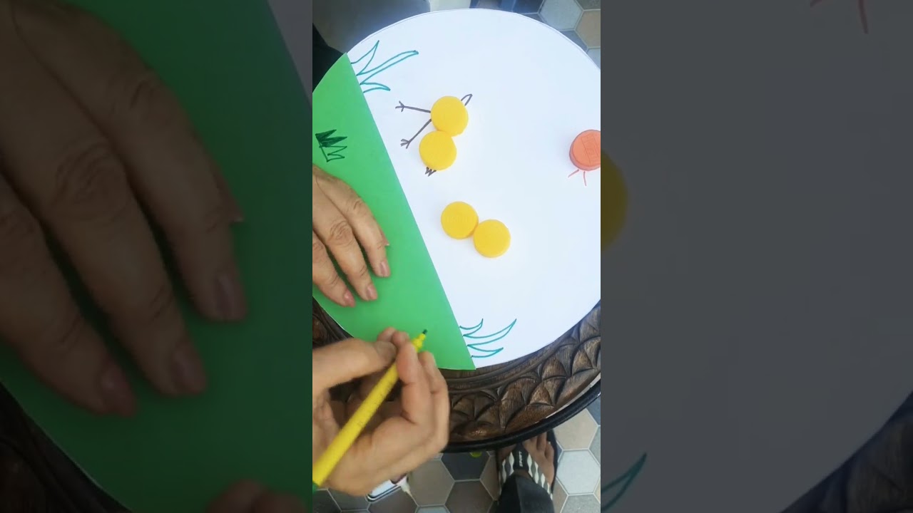 fun with bottle's  cap#youtubeshorts #trending #viral #subscribe #kids #activity #funny #chicks