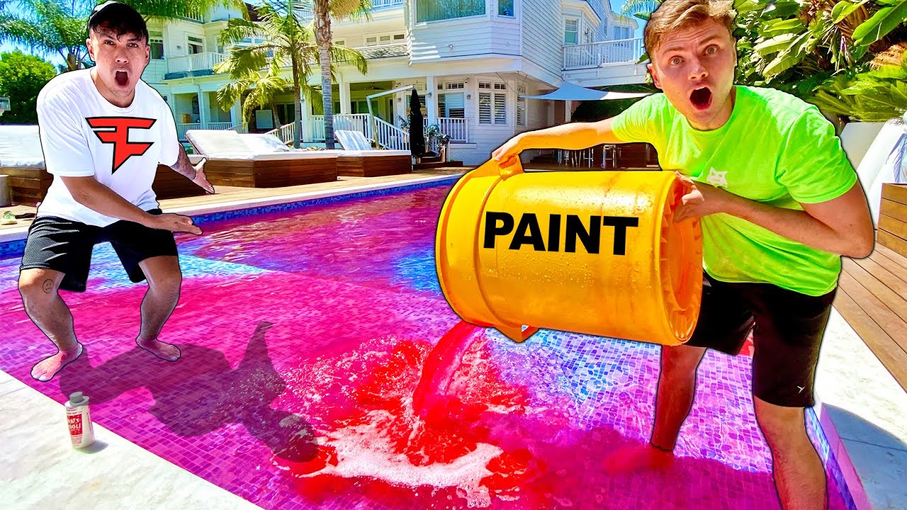 I DESTROYED THE $30,000,000 FAZE HOUSE!! (Faze Kay was so mad)