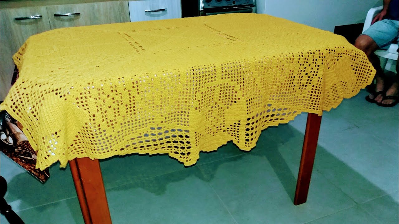 Toalha de Mesa Tulipas parte 9 FINAL