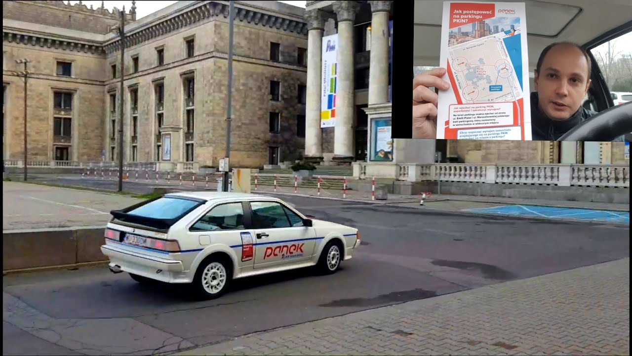 Panek Retro: Vw Scirocco 2 Parking Pkin Janusz Widelec