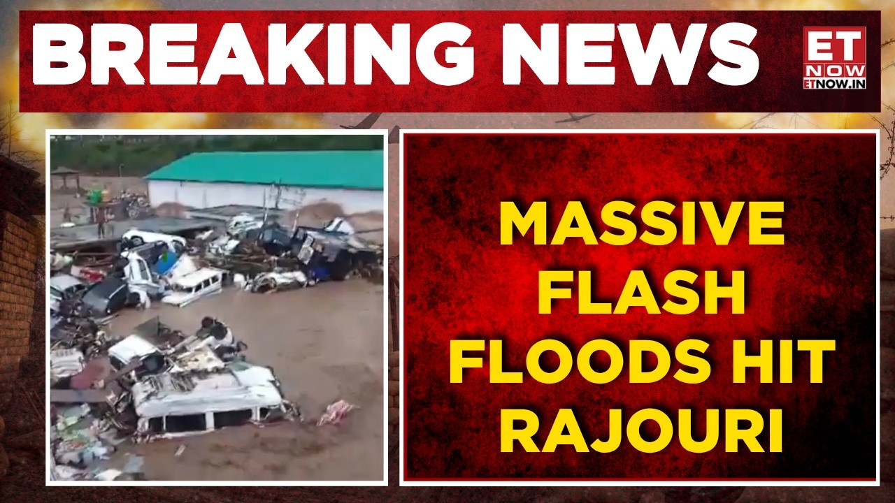 WATCH: Cloudbursts Wreak Havoc In J&K, Flash Floods Inundate Rajouri, Sonamarg & Ganderbal