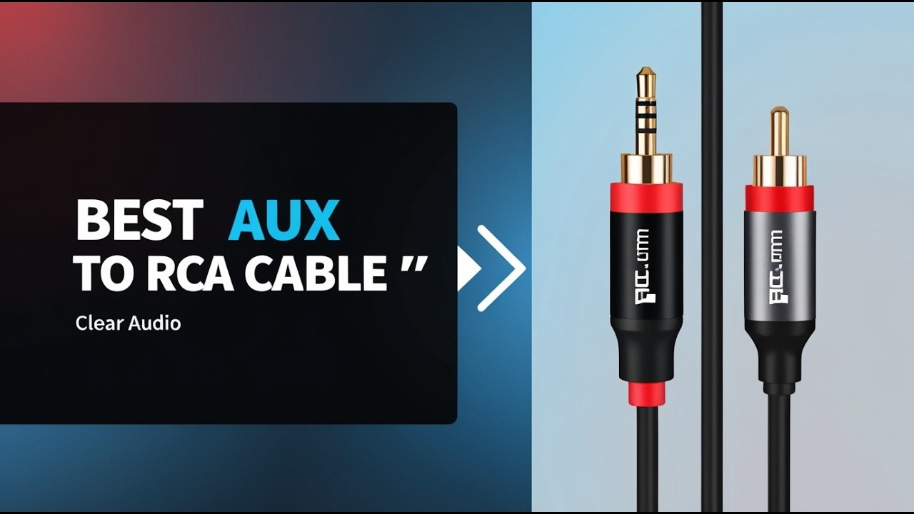 5 Best 3.5mm to RCA Stereo Cable for Home Theater
