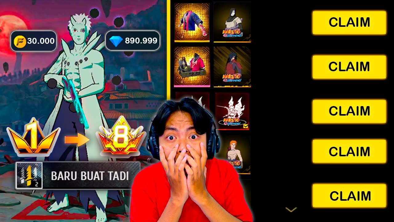 GUA BUAT AKUN FF BOT BARU BUAT JADI SULTAN DI LIVE! KIRA-KIRA BISA GA YA GES? 😱
