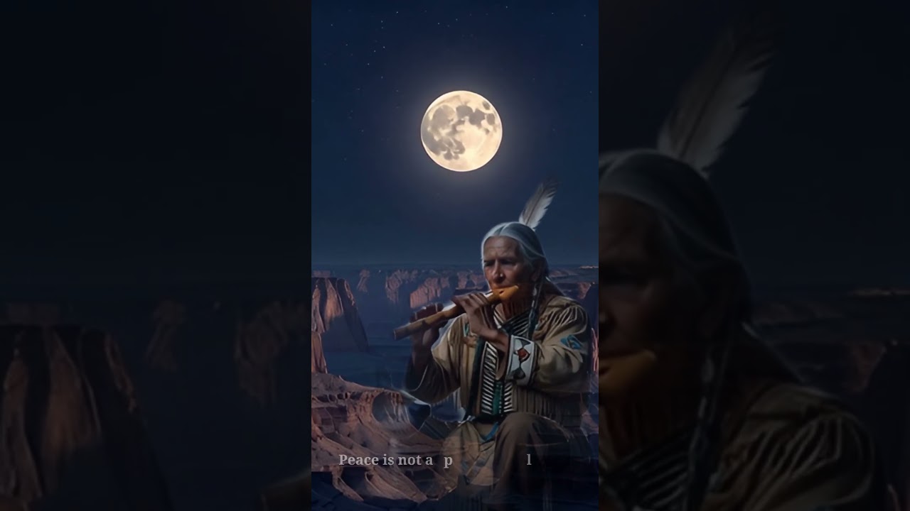 The flute is the breath of the heart #nativeamericanflute  #sleepmusic #relaxingmusic #shortvideo