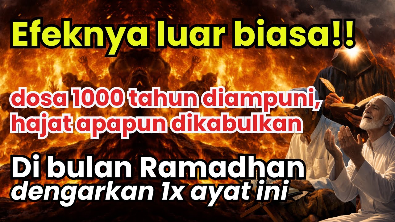 ANDA TERPILIH!setelah zikir, dengarkan ayat ini 1x, dosa 1000 tahun diampuni, apapun hajat terkabul