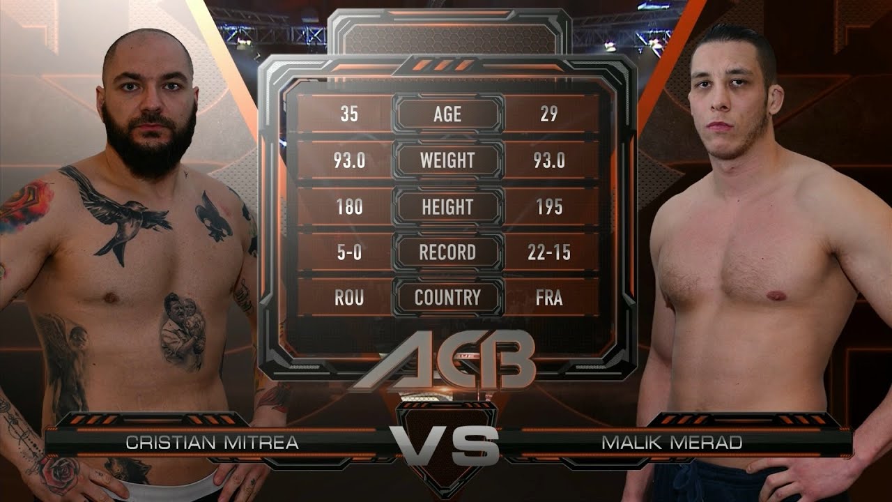 Кристиан Митреа vs. Малик Мерад | Cristian Mitrea vs. Malik Merad | ACB 52 - Another Level of MMA
