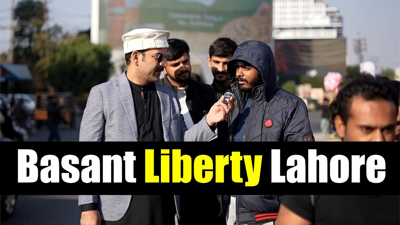 #basant2026  LIberty Chowk Lahore | Public Opinion | Shah G Mobiles Special