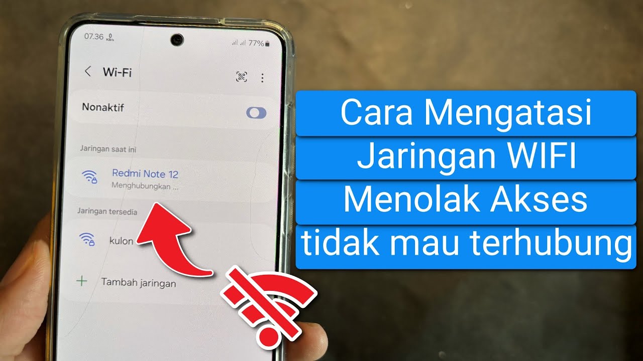 Cara Mengatasi WIFI Menolak Akses tidak bisa Terhubung