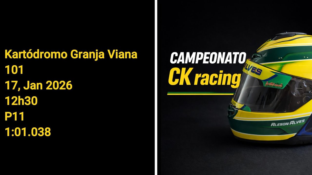 Kart - KGV 101 - 17, Jan 2026  CK - Campeonato #1