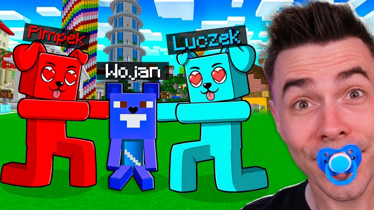 ZOSTAŁEM ADOPTOWANY PRZEZ LUCZKA i PIMPKA w Minecraft!