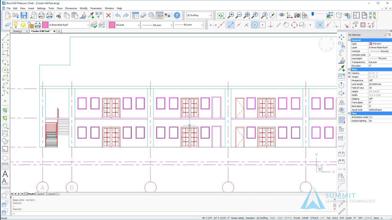 Text - BricsCAD