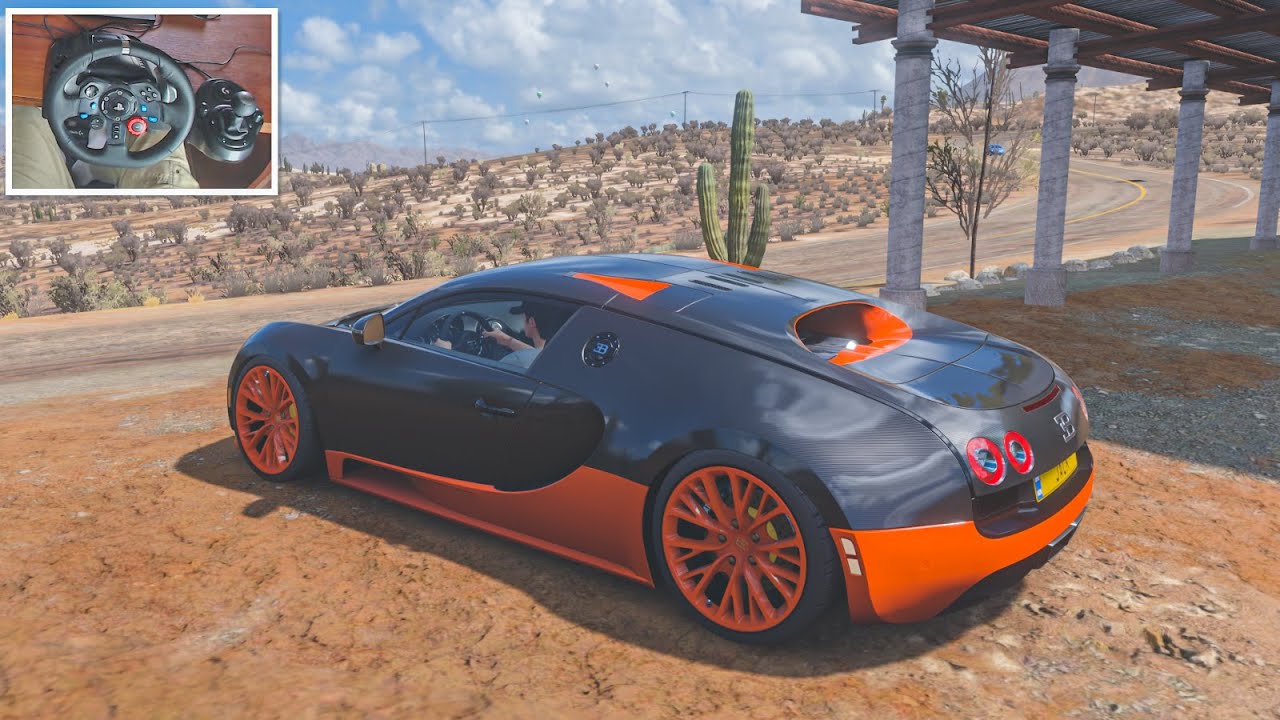 Bugatti Veyron - Forza Horizon 5 (Logitech G29) Gameplay