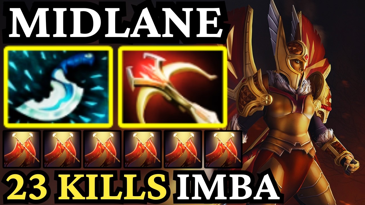 🔥 23 KILLS LEGION COMMANDER Mid GOD &mdash; Duel DOMINATION 🔥 Dota 2 Mid