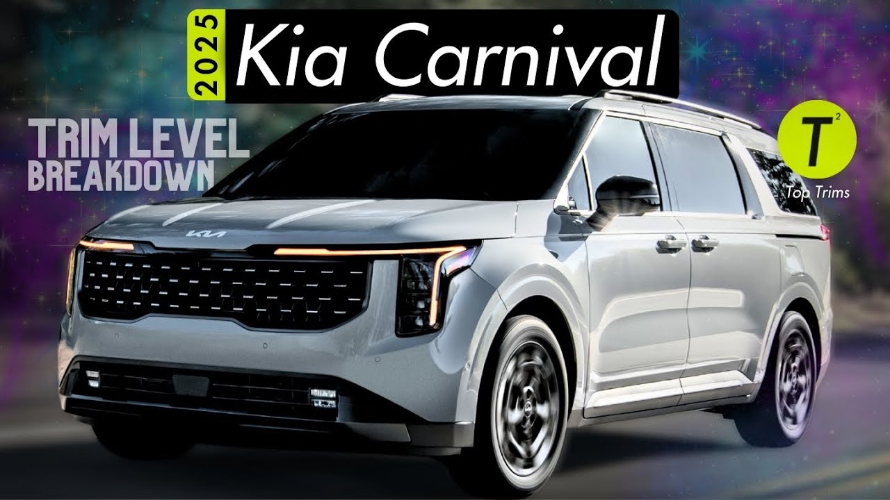 Trim Levels Explained for 2025 Kia Carnival & All-New Hybrid! Rethink the Minivan
