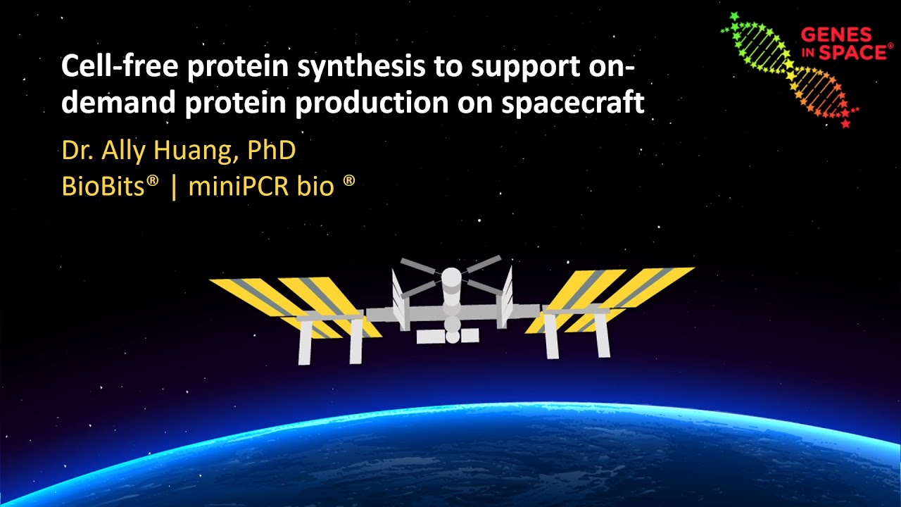 Cell-free protein synthesis on the ISS (2021 ISS Research & Development Conference presentation)
