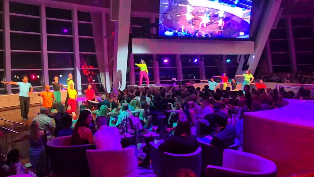 80s Dance Party night on board the Royal Carribean Cruise!! 