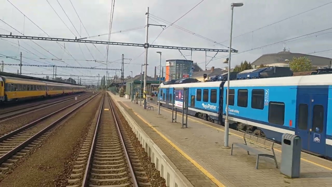 Prerov z tyłu pociągu IC 