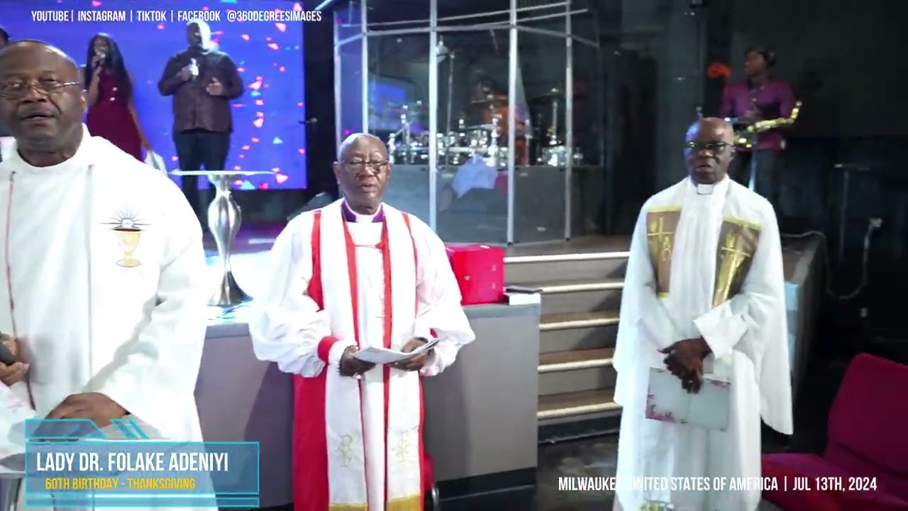 LADY DR FOLAKE ADENIYI 60TH BIRTHDAY THANKSGIVING IN MILWAUKEE, UNITED STATES OF AMERICA