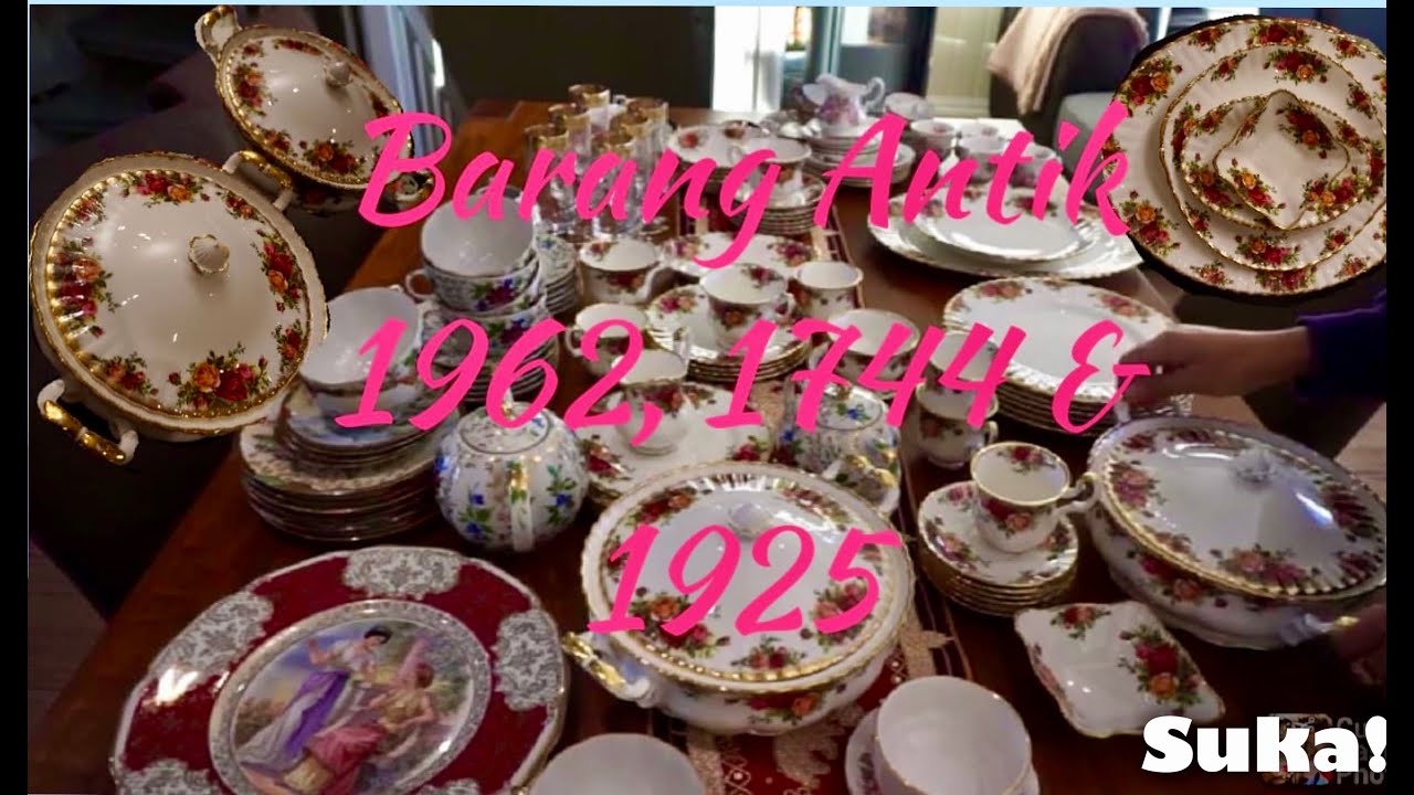 Barang Antik Made in England || Royal Albert Old Country Roses Antiques 1962 || Vintage!