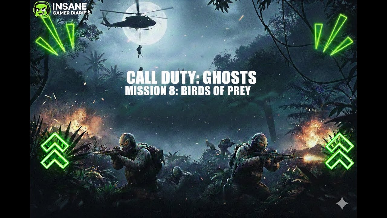 Call of Duty Ghosts - Mission 8: Birds of Prey [Full Mission Walkthrough]