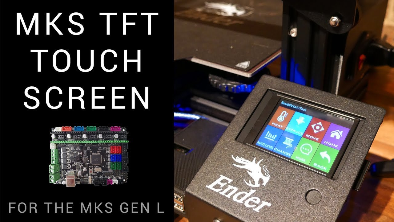 MKS TFT28 touch screen on the Ender 3