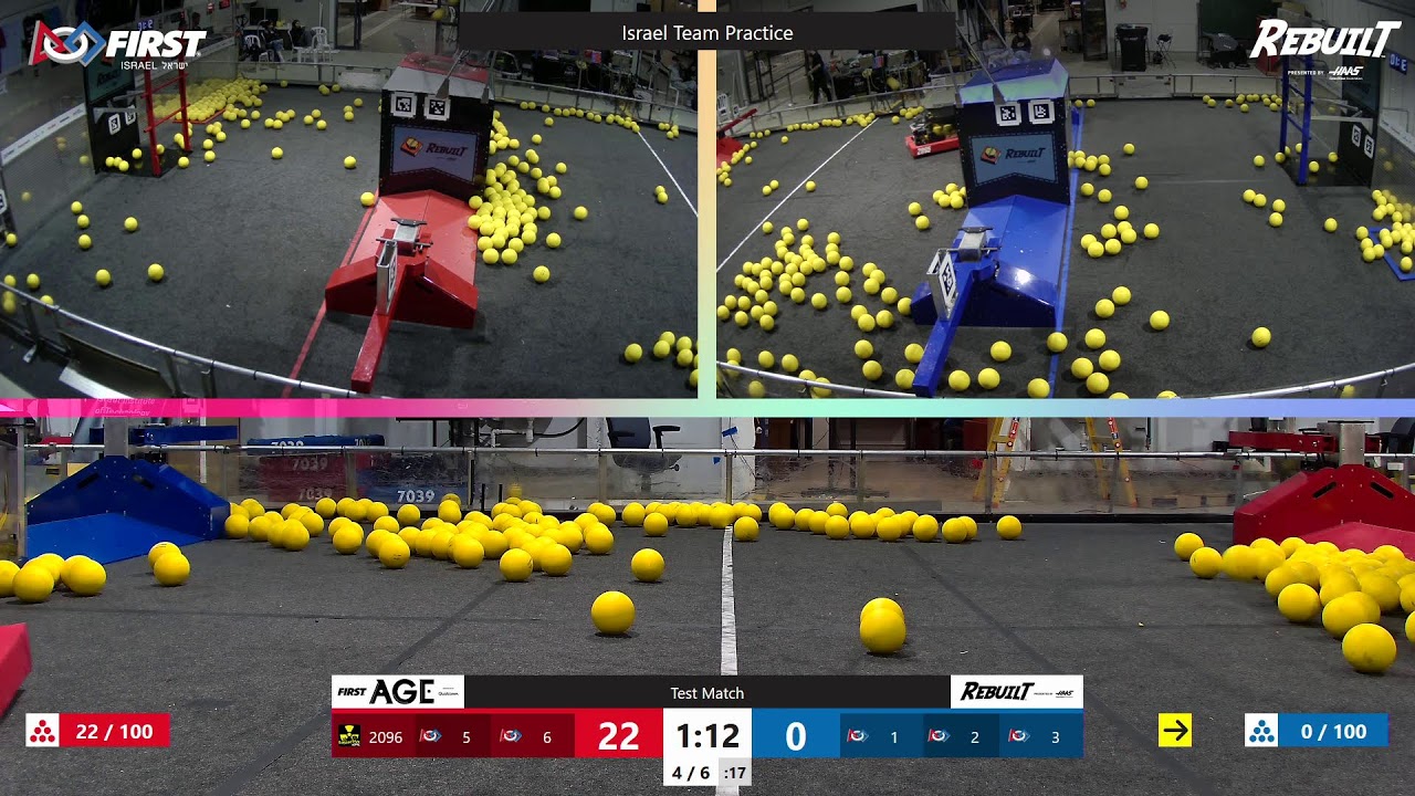 FIRST Robotics Competition Israel | Practice Matches | Day 1
