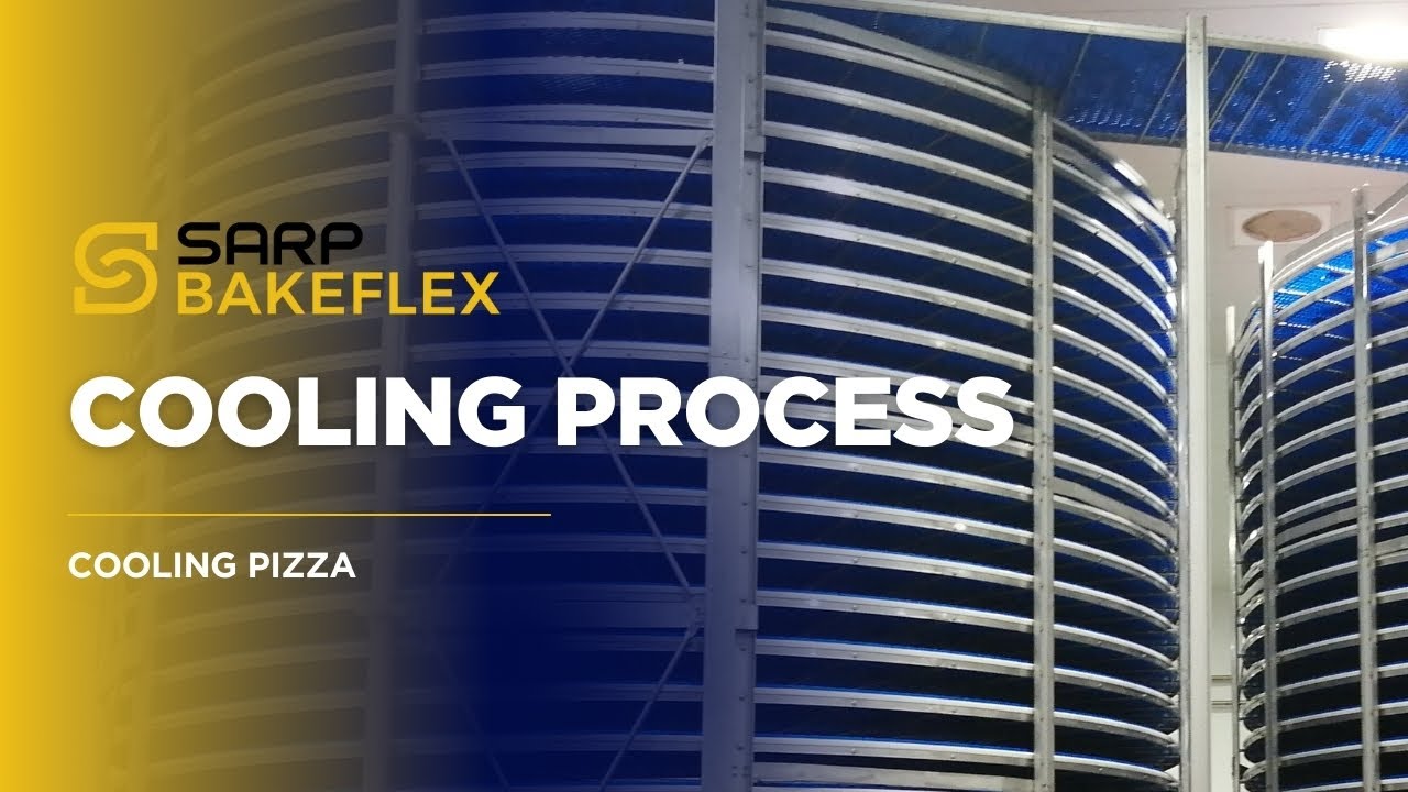 Cooling process for pizza Bakeflex