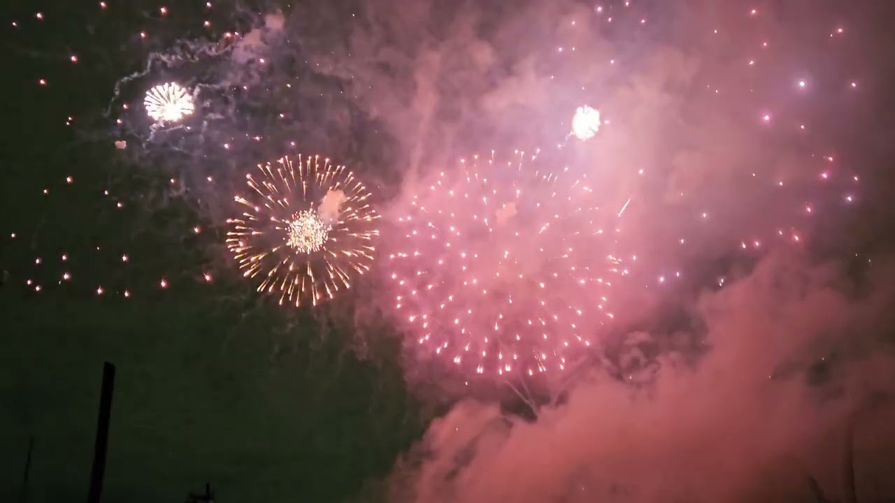 USA FIREWORKS LA RONDE JULY 30 2023 THE BEATLES HERE COMES THE SUN JOURNEY DONT STOP BELIEVIN 4K