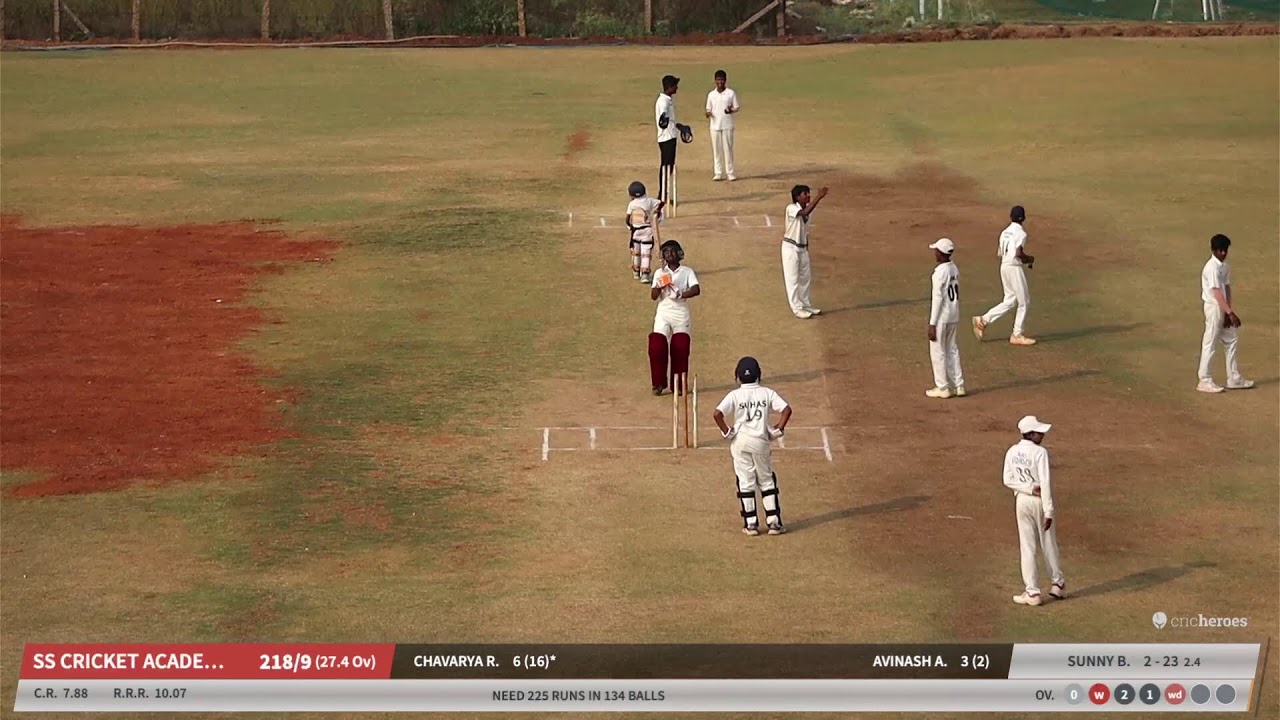 GCA HYDERABAD VS SS CRICKET ACADEMY