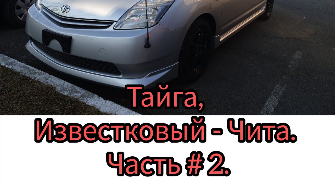 Перегон из Владивостока в Горно-Алтайск, Тойота Приус 20. Тайга, Известковый - Чита. Часть # 2.