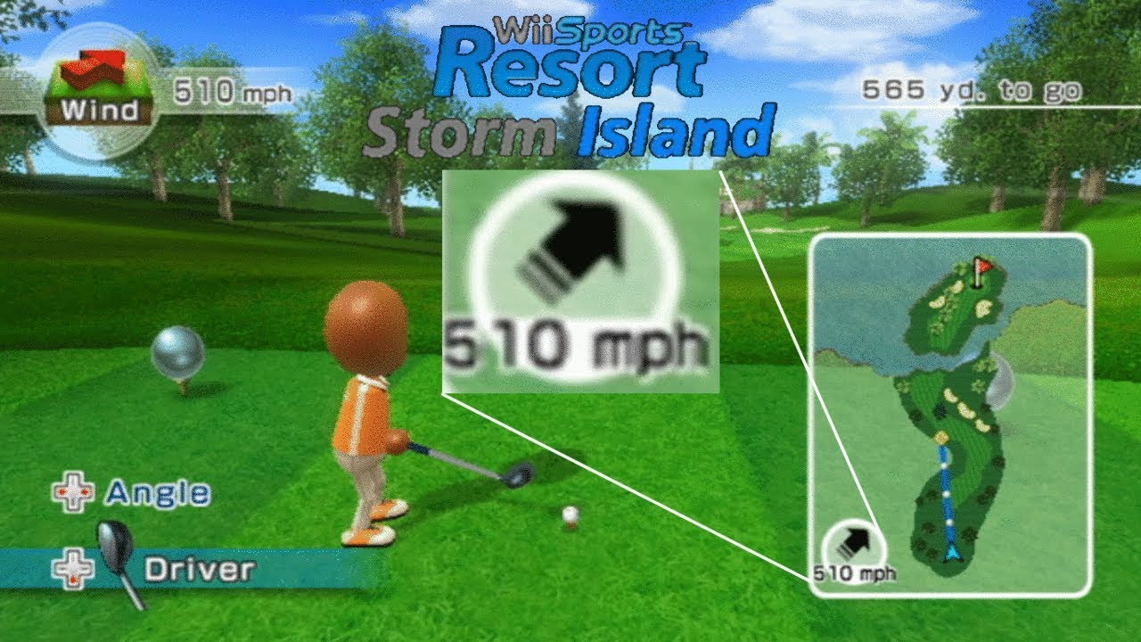 Играем в Wii Golf во время урагана 15-го уровня — Storm Island, эпизод 1