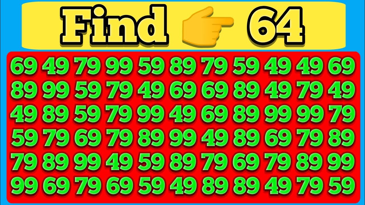 Only genius Can Find This Odd One Out Number/Test Your Observation Skills With This Fast Number Game