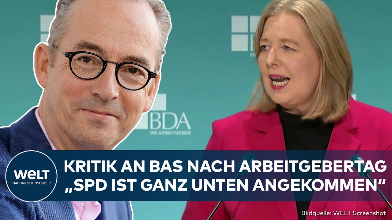 DEUTSCHLAND: Bas wird auf Arbeitgebertag ausgelacht! Heftige Kritik an SPD